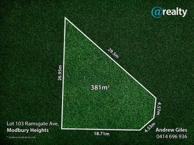 Property Lot 103 Ramsgate Avenue, Modbury Heights SA 5092 IMAGE 0