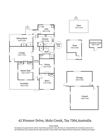 Property 62 Pioneer Drive, Mole Creek TAS 7304 IMAGE 0