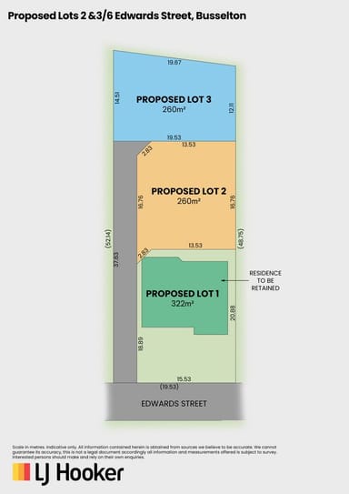 Property Proposed Lot 2 & 3/6 Edwards Street, BUSSELTON WA 6280 IMAGE 0