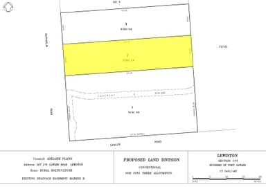 Property Proposed Lot 2 173 Gawlers Rd, LEWISTON SA 5501 IMAGE 0