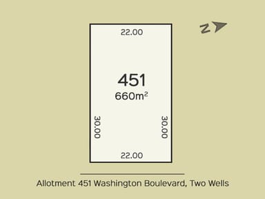 Property Lot 451 Washington Boulevard, Two Wells SA 5501 IMAGE 0