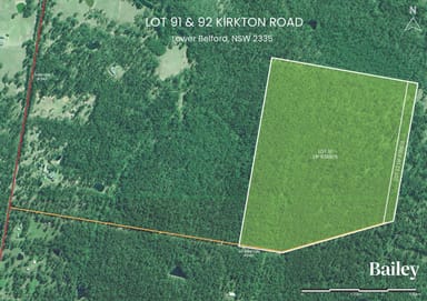 Property Lot 91 & Lot 92 Kirkton Road, Lower Belford NSW 2335 IMAGE 0