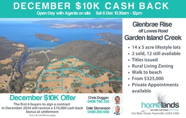 Property 2 - 15, Glenbrae Rise Estate Lowes Road, GARDEN ISLAND CREEK TAS 7112 IMAGE 0