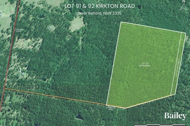 Property Lot 91 & Lot 92 Kirkton Road, Lower Belford NSW 2335 IMAGE 0