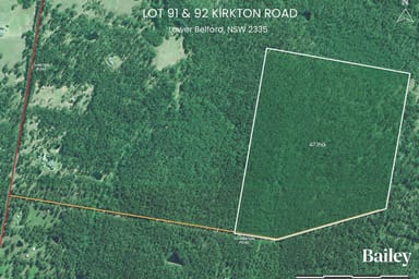 Property Lot 91 & Lot 92 Kirkton Road, Lower Belford NSW 2335 IMAGE 0