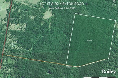 Property Lot 91 & Lot 92 Kirkton Road, Lower Belford NSW 2335 IMAGE 0