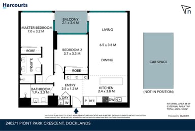 Property 2402, 1 Point Park Crescent, Docklands VIC 3008 IMAGE 0