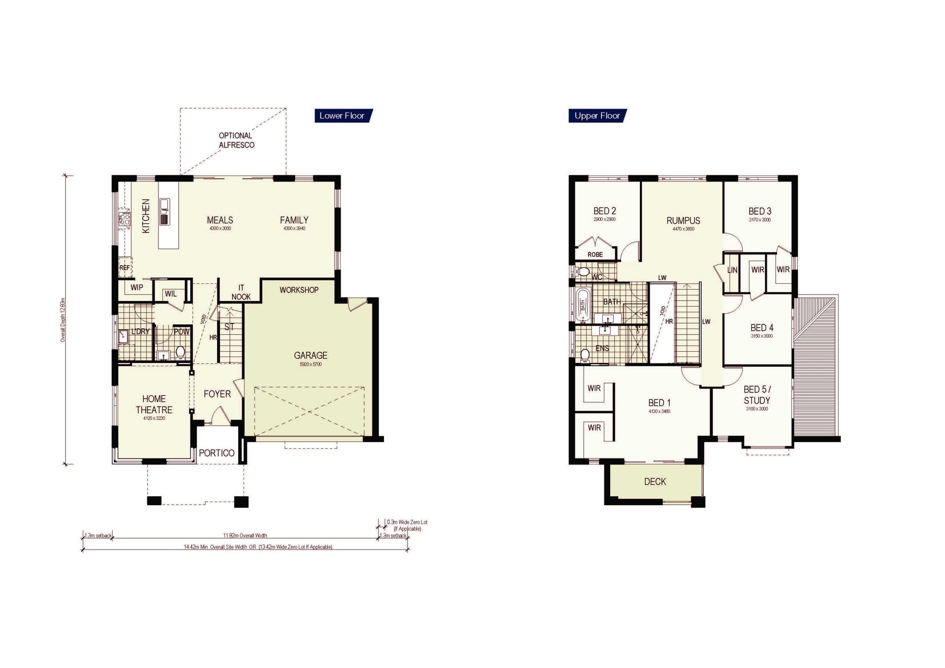 Property 92 The Broadway, WAHROONGA NSW 2076 secondary FLOORPLAN