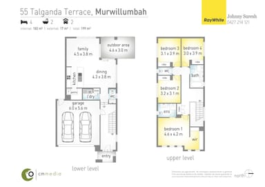 Property 55 Talganda Terrace, MURWILLUMBAH NSW 2484 FLOORPLAN 0