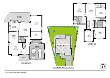 Property 34 Tallowood Grove, Beaumont Hills NSW 2155 FLOORPLAN 0