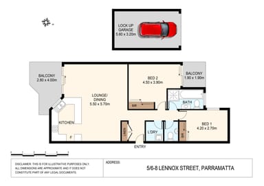 Property 5/6-8 Lennox Street, Parramatta NSW 2150 FLOORPLAN 0