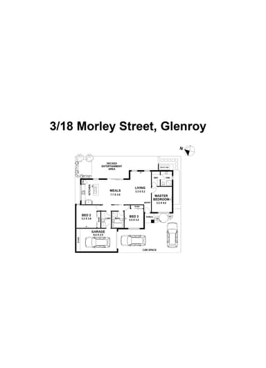 Property 3, 18 Morley Street, GLENROY VIC 3046 FLOORPLAN 0