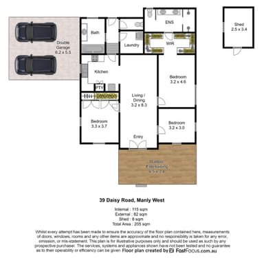 Property 39 Daisy Road, MANLY WEST QLD 4179 FLOORPLAN 0