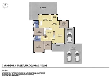 Property 7 Windsor Street, Macquarie Fields NSW 2564 FLOORPLAN 0