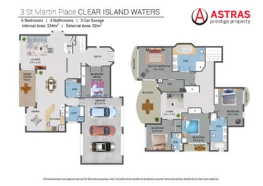 Property 3 St Martin Place, Clear Island Waters QLD 4226 FLOORPLAN 0