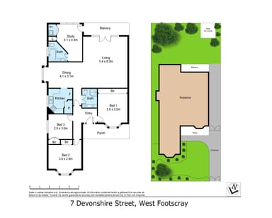 Property 7 Devonshire Street, West Footscray VIC 3012 FLOORPLAN 0