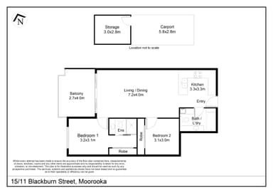 Property 15/11 Blackburn St, MOOROOKA QLD 4105 FLOORPLAN 0
