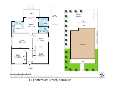 Property 11 Canterbury Street, Yarraville VIC 3013 FLOORPLAN 0