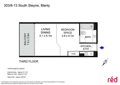 Property 303/8-13 South Steyne, Manly NSW 2095 FLOORPLAN 0