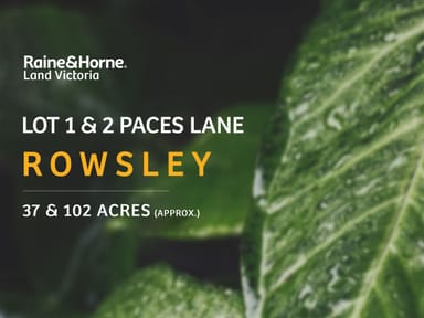 Property 1 & 2, Paces Lane, ROWSLEY VIC 3340 IMAGE 0