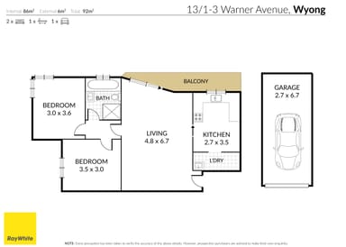 Property 13, 1-3 Warner Avenue, WYONG NSW 2259 FLOORPLAN 0