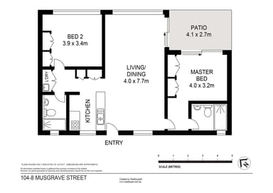 Property 104, 8 Musgrave St, West End QLD 4101 FLOORPLAN 0