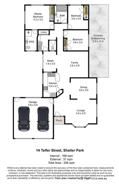 Property 14 Telfer Street, Shailer Park QLD 4128 FLOORPLAN 0