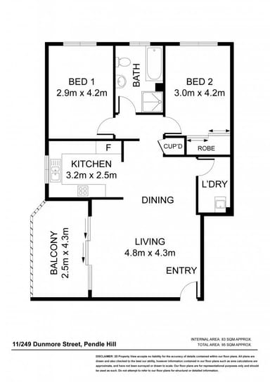 Property 11, 249-251 Dunmore Street, PENDLE HILL NSW 2145 FLOORPLAN 0