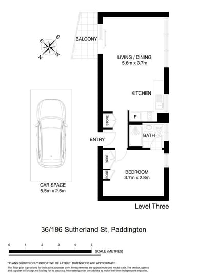Property 36/186 Sutherland Street, Paddington NSW 2021 IMAGE 0