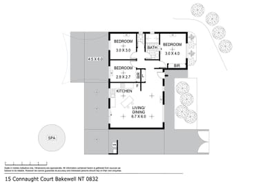 Property 15 Connaught Court, Bakewell NT 0832 FLOORPLAN 0