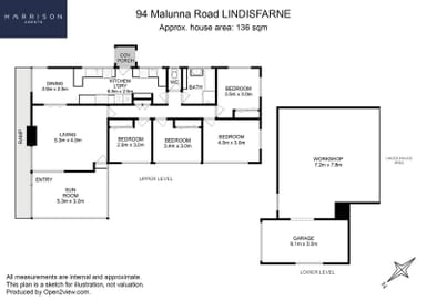 Property 94 Malunna Road, Lindisfarne TAS 7015 FLOORPLAN 0