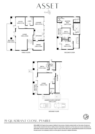 Property 19 Quadrant Close, Pymble NSW 2073 FLOORPLAN 0