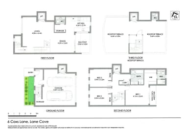 Property 6 & 8 Coxs Lane, LANE COVE NSW 2066 FLOORPLAN 0