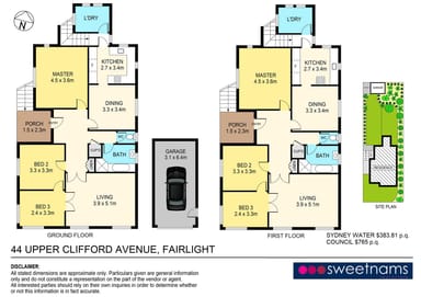 Property 44 Upper Clifford Avenue, FAIRLIGHT NSW 2094 FLOORPLAN 0