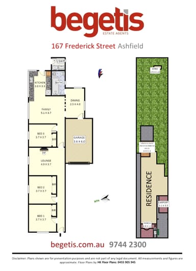 Property 167 Frederick Street, ASHFIELD NSW 2131 FLOORPLAN 0