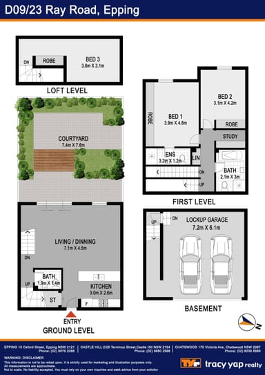 Property D09/23 Ray Road, Epping NSW 2121 FLOORPLAN 0