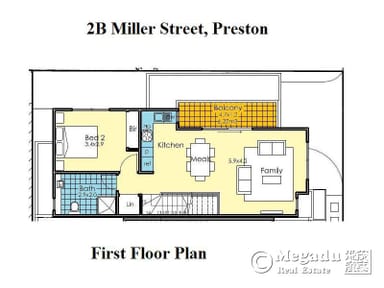 Property 2B Miller Street, PRESTON VIC 3072 FLOORPLAN 0