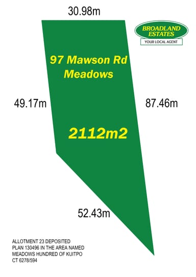 Property 97 Mawson Road, MEADOWS SA 5201 IMAGE 0