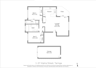 Property 1, 37 Alpha St, Taringa QLD 4068 FLOORPLAN 0