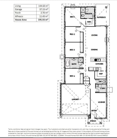 Property Lot 7, Linkview Rise Estate, Ormeau Hills QLD 4208 FLOORPLAN 0
