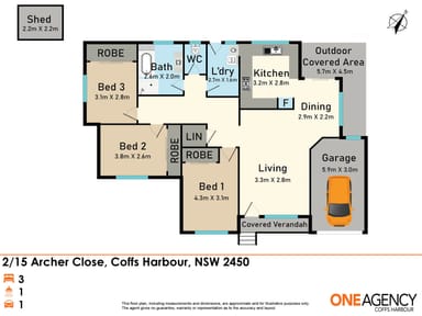 Property 2, 15 Archer Close, Coffs Harbour NSW 2450 FLOORPLAN 0