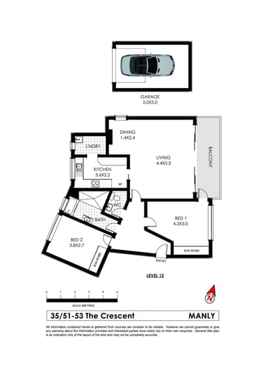 Property 35/51-53 The Crescent, Manly NSW 2095 FLOORPLAN 0