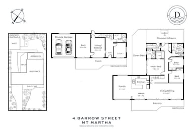 Property 4 Barrow Street, Mount Martha VIC 3934 FLOORPLAN 0