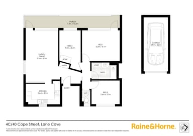 Property 4C, 40 Cope Street, LANE COVE NSW 2066 FLOORPLAN 0