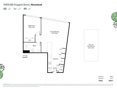 Property 10810/88 Doggett Street, NEWSTEAD QLD 4006 FLOORPLAN 0