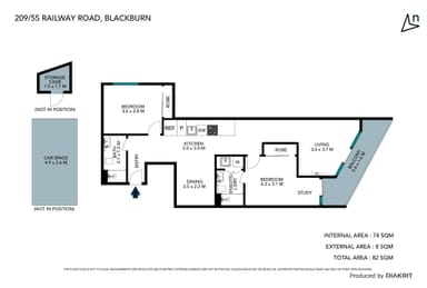 Property 209/55 Railway Road, Blackburn VIC 3130 FLOORPLAN 0